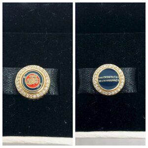 🦋🐯Pandora USMC U.S. Marines Military Exclusive Moments Button Charm